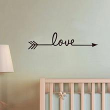 Love Arrow Vinyl Carving Wall Decal Sticker