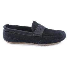 Shikhar Shoes Terra Brown/Black Suede Loafer Shoes For Men - 8900