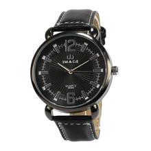 IMAGE Leather Strap Casual Analog Watch For Men (2579G)