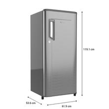 WHIRLPOOL 200 IMPC Cls Grey Nep - 185 Litres  Direct Cooling Single Door Refrigerator (Grey)