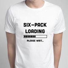 Six Pack Loading Printed Tshirt