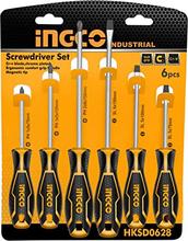 Ingco 6 Pcs Screwdriver Set HKSD0628