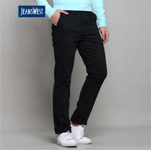 JeansWest Cotton BLACK Pants For Men