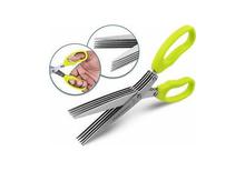 5 Blade Herb Scissors Stainless Steel Multi Blade Shears Herb Cutter