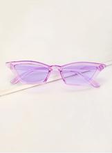 Transparent Frame Cat Eye Sunglasses
