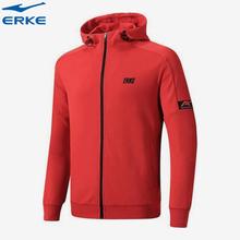 ERKE  Full Zip Hoodies Red For Men- 11219314281-204