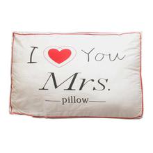 'I <3 You Mrs. Pillow' Printed Couple Pillow - Set Of 2