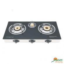 Home Glory Gas Stove (3) Glass Top HG-GS303