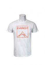 Wosa - Round Neck Wear White Everest Printed Round Neck T-Shirt For Men