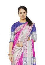 Stylee Lifestyle Magenta Banarasi Silk Jacquard Saree - 2298