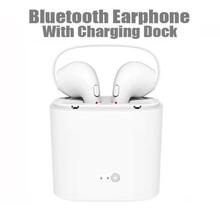 HBQ I7S TWS Wireless Bluetooth Earphones For Iphone With Charging Box- White