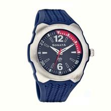 Sonata 7958PP03 Blue Dial Analog Watch For Men