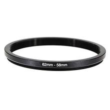 62mm to 58mm Aluminum Step Down Rings Lens Adapter Filter For DSLR Camera