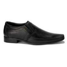 Black Solid Slip On Formal Shoes For Men (A-27)