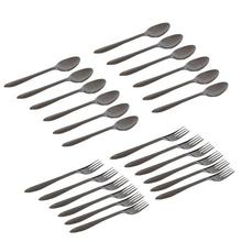 Zebra Set Of 24 Pcs. Spoons and Fork - 100009