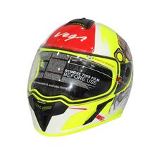 VEGA Ryker Double Visor Helmet - Neon Yellow
