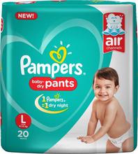 Pampers New Diapers Pants, Large (20 Count)