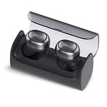 QCY Q29 Mini Dual Wireless Earbuds V4.1 Bluetooth Headphones With Charging Case And 12 Hours Stereo Music (Black)