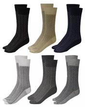 Pack of 6 Printed Gentlemen Socks For Men - 1015