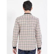 Men Black Regular Fit Checked Casual Shirt