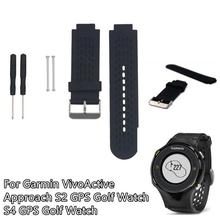 Silicone Wrist Band Strap for Garmin Approach S2 S4 GPS Golf Smart Watch