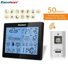 EXCELVAN Weather Station Wireless Indoor Outdoor Thermometer