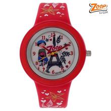 Zoop C26006PP01 White Dial Analog Watch For Girls