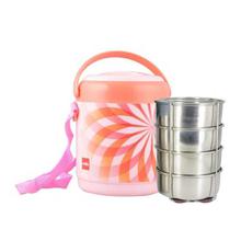 Cello Mark Lunch Box-3 Compartments-1 Pc-pink