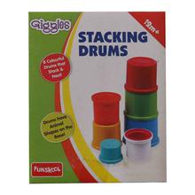 Giggles 8 Stacking Drums - Multicolored