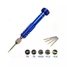 5 in 1 Magnetic Screwdriver Repair Opening Tool Kit Set for Laptop / Mobile / Watch