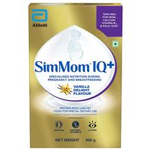 Abbott Simmom Iq Vannila-400Gm |Specialised Nutrition During Pregnancy And Breastfeeding