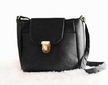 Black Front Lock Side Bag