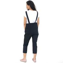 Quarter Black Straps Jumpsuit for Women