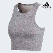 Adidas Grey Climalite Crop Top For Women - CF3819