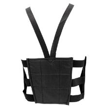 Combo of Black Solid Chest Guard and Ninja mask