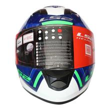 LS2  Stream Evo Double Visor Shine Full Helmet -  White/Blue