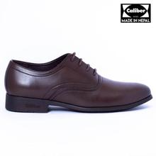 Caliber Shoes Coffee Lace Up Formal Shoes For Men (P518C)