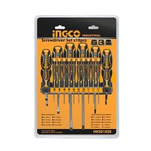 Ingco 18 PCs Screwdriver and Precision Screwdriver Set HKSD1828