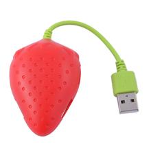 4-Port USB 2.0 Hub Strawberry Shape