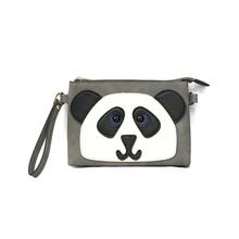 Grey Panda Printed Purse For Women