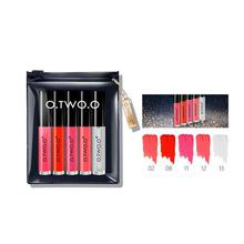 O.TWO.O 5PCS Lip Gloss Set Velvet Liquid Lipstick