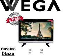 WEGA 20 Inch DLED TV Double Glass - (Black & White)