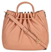 Da Milano Women Leather Handbag – Peach