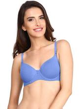 Jockey Iris Blue Fashion Essentials Plain T-Shirt Bra For Women - 1245