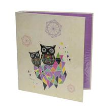 Owl Printed Ring File Holder