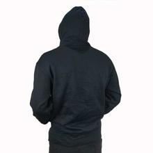 Men Plain Winter Hoodie (Black)