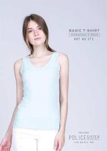 Light Blue Solid Tank Top For Women (ST.2)