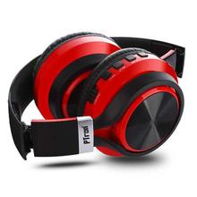PTron Kicks Bluetooth Headset Wireless Stereo Headphone With Mic For All Smartphones (Red)