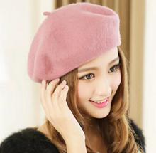 Autumn And Winter  Beret Woolen Cap For Women