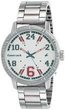 Fastrack Varsity Analog Silver Dial Men's Watch-3178SM02